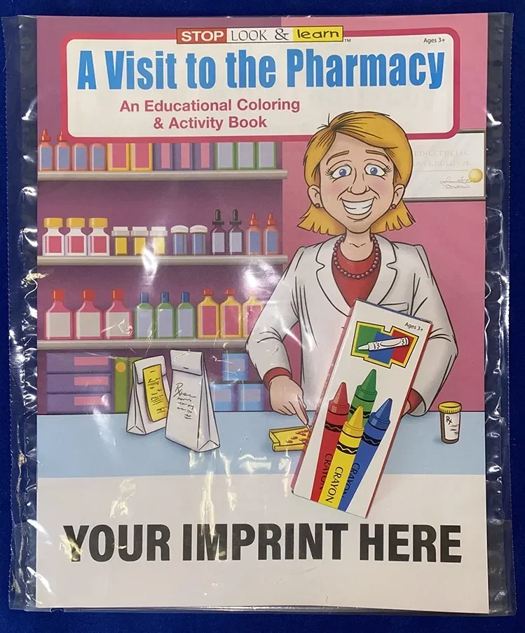 A Visit to the Pharmacy Coloring & Activity Book — view 3