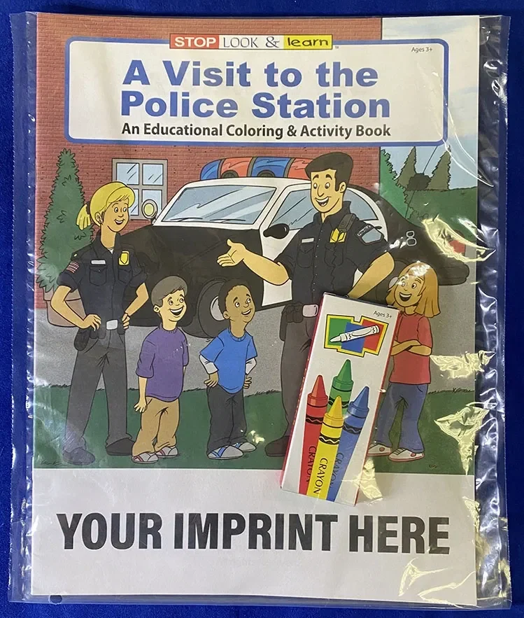 A Visit To The Police Station Coloring Book — view 4