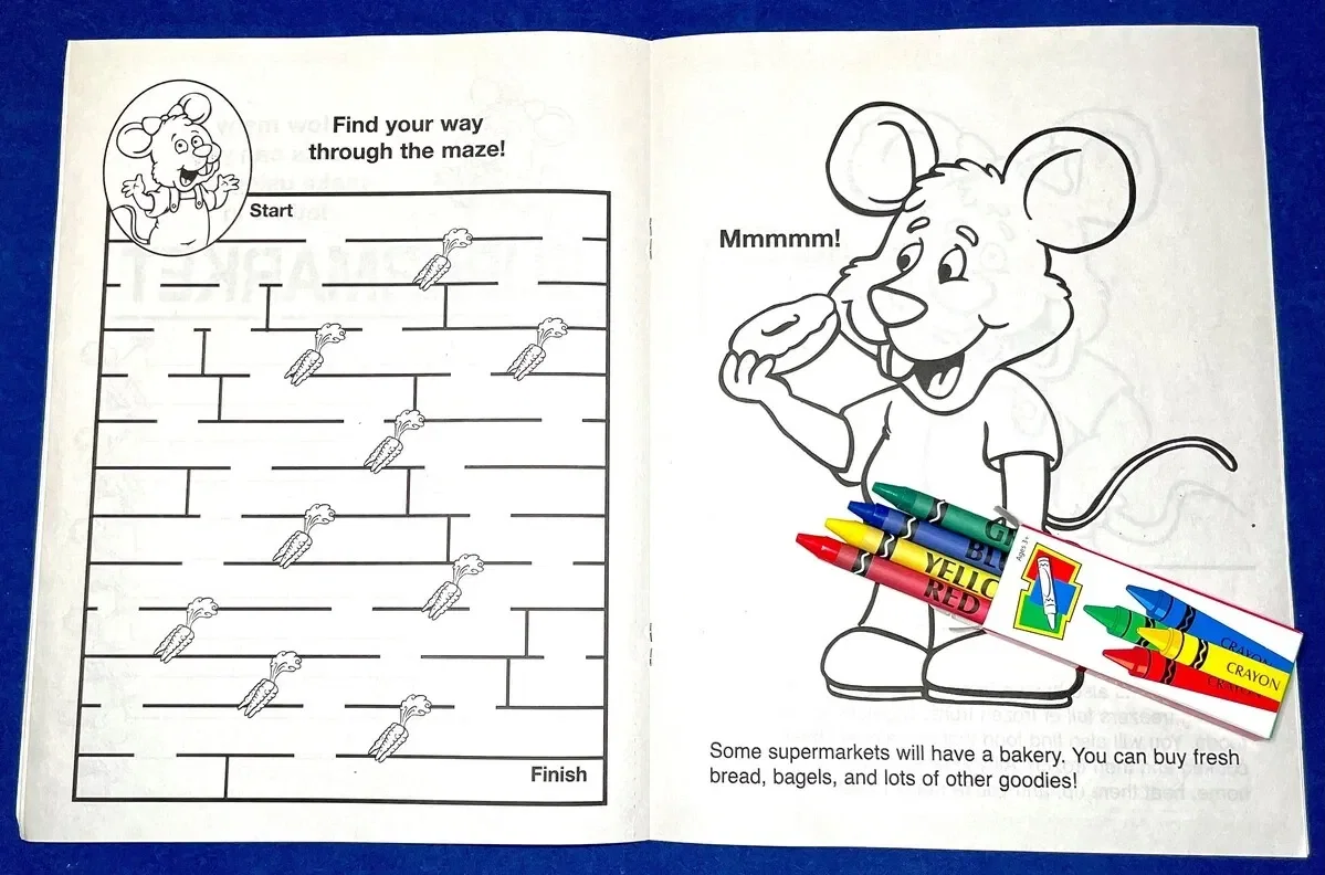 A Visit to the Supermarket Coloring & Activity Book — view 3