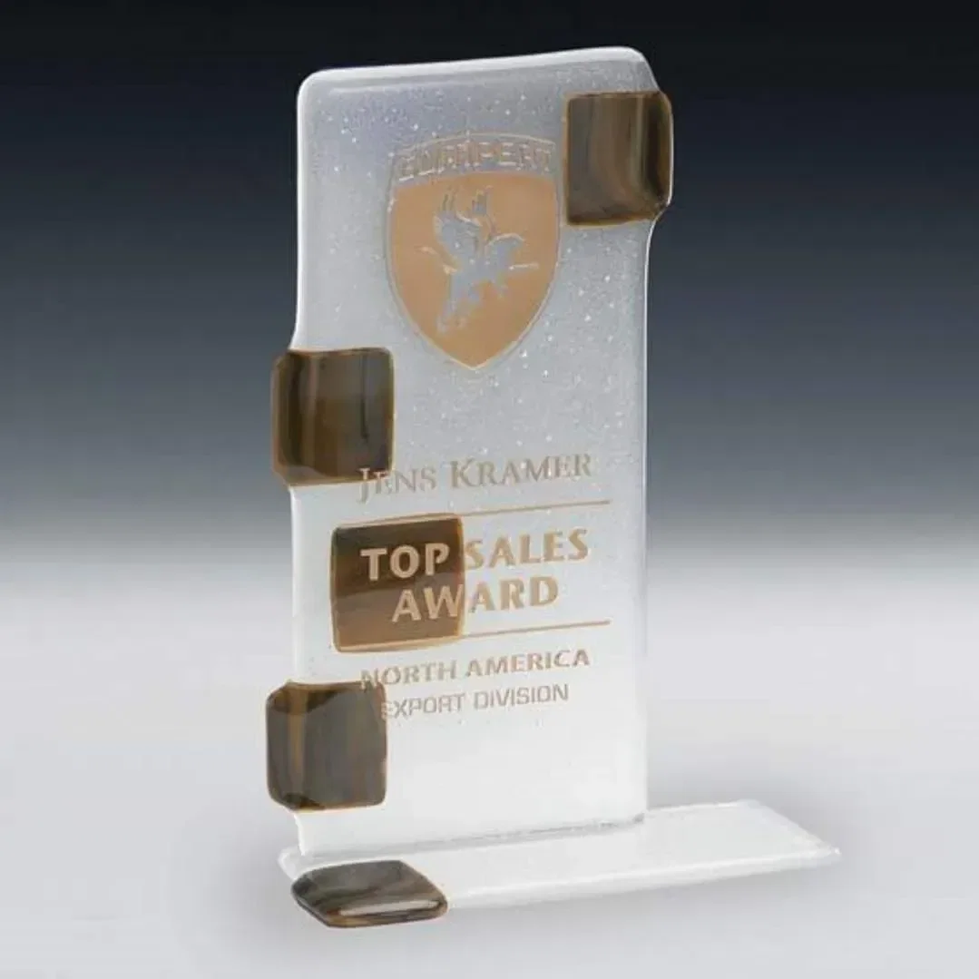 Sophisticated Custom Glass Achievement Award — view 3