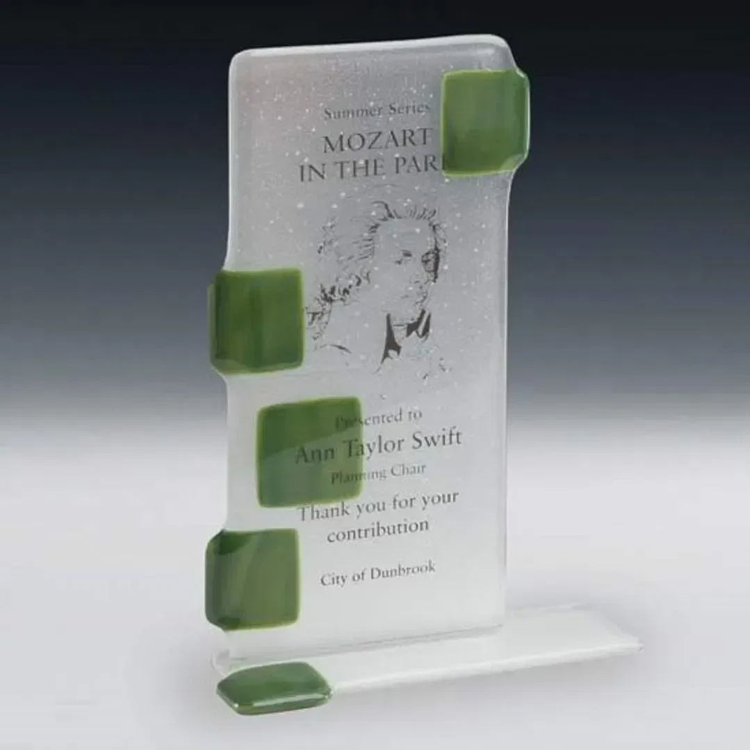 Sophisticated Custom Glass Achievement Award — view 4