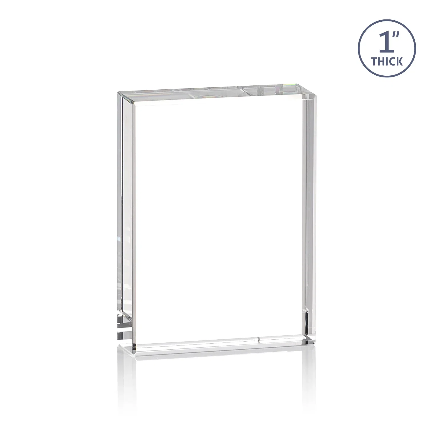 Custom Optical Crystal Award With a Solid-Cut Block in Eight Colors, awards for dealer and partner awards