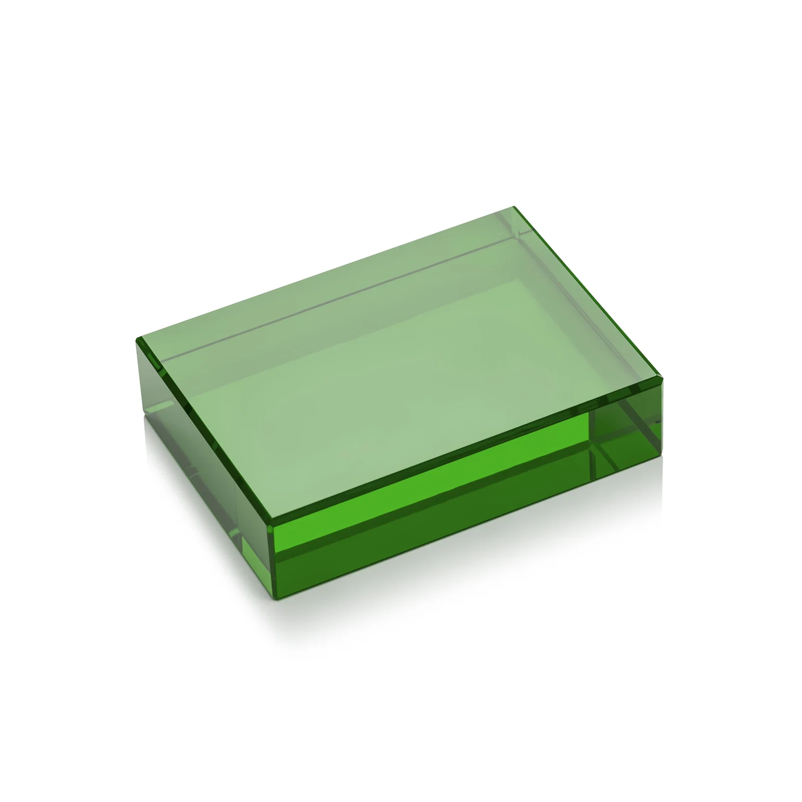 Personalized Block Crystal Paperweight, 3" x 4" x 1" Optical Crystal, client appreciation gift for employee recognition