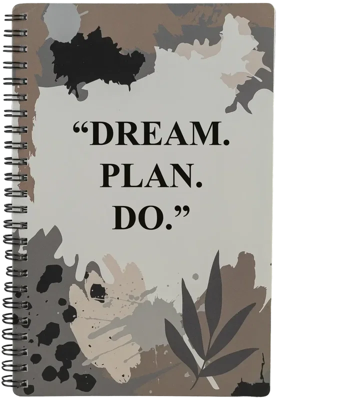 Abstract 8-1/4" X 5-1/2" Notebook — view 2