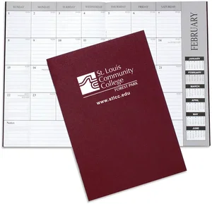 Personalized Academic Monthly Desk Planners - Leatherette (1607)