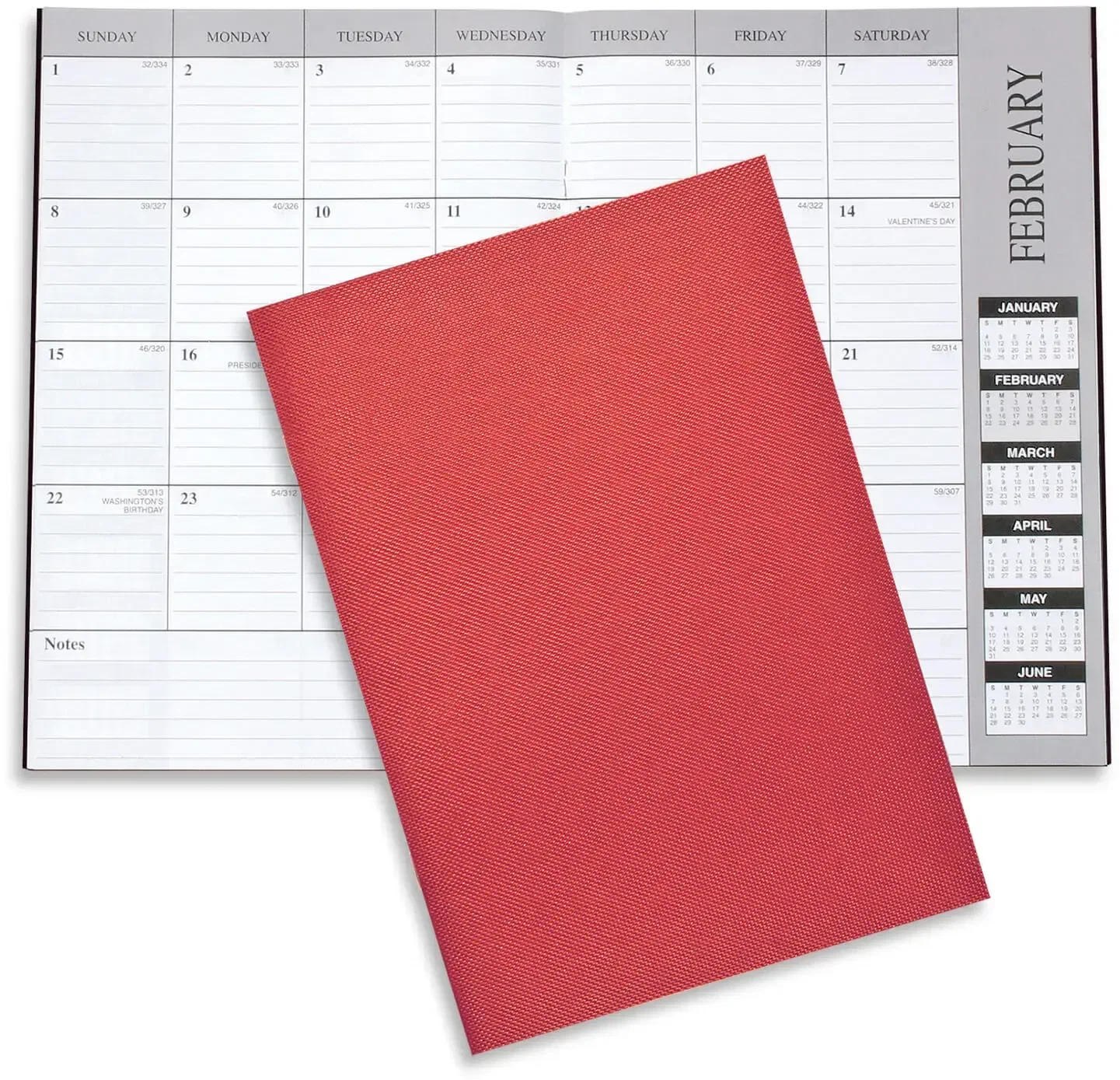 Personalized Academic Monthly Desk Planners - Leatherette — view 3
