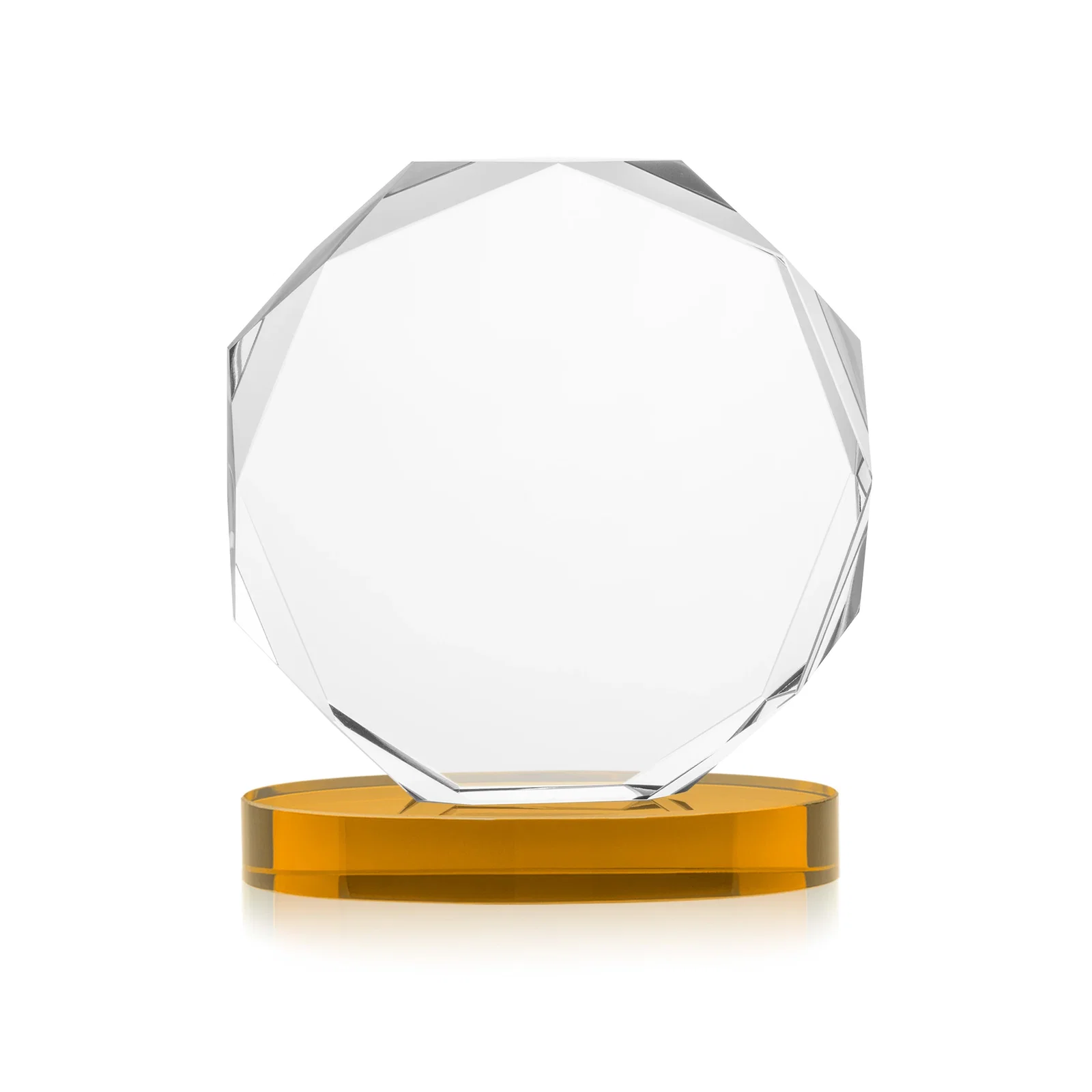 Personalized Optical Crystal Gemstone Award With Nine Base Color Options, awards, with your logo for sales achievement awards