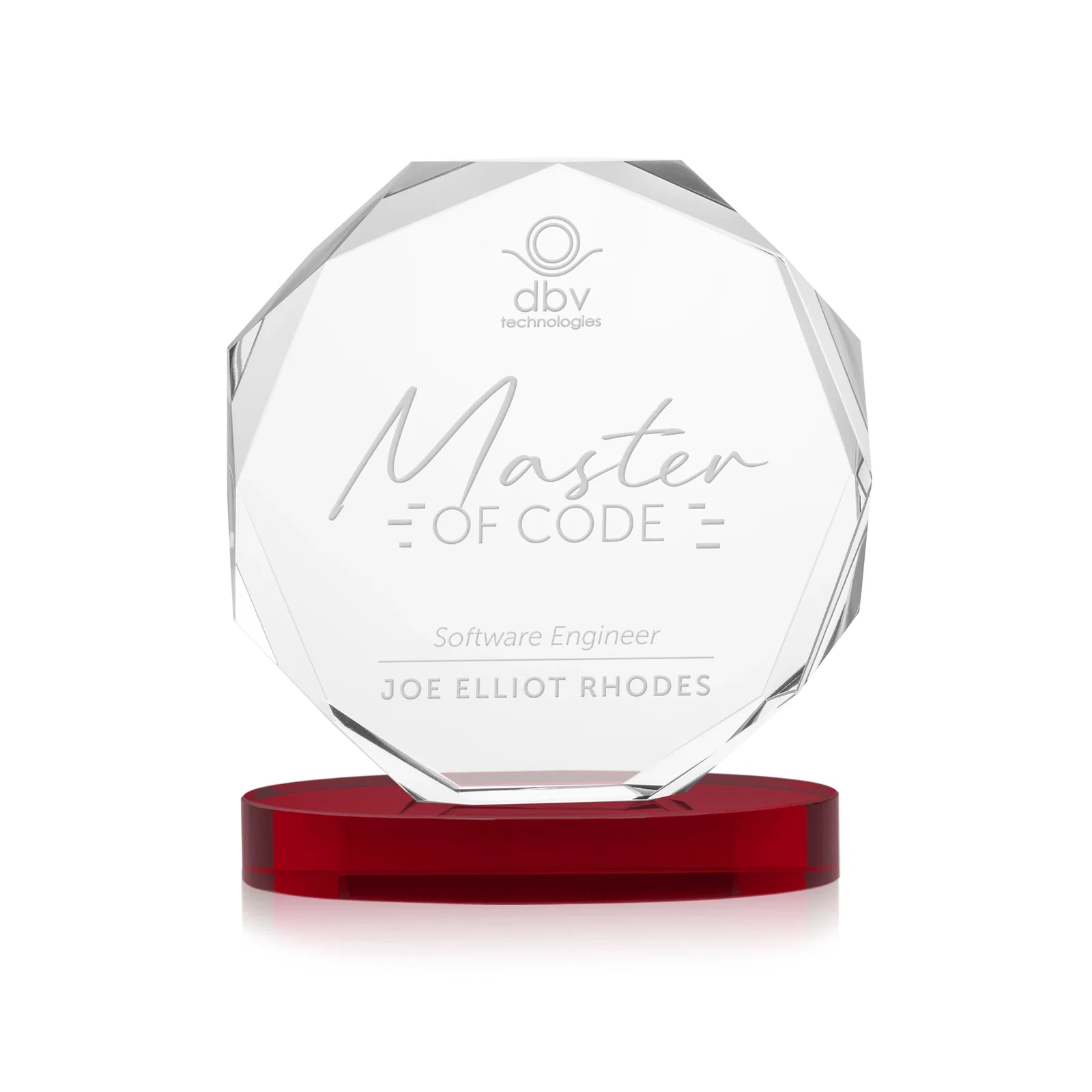 Promotional Optical Crystal Gemstone Award With Nine Base Color Options, awards for service anniversary gifts