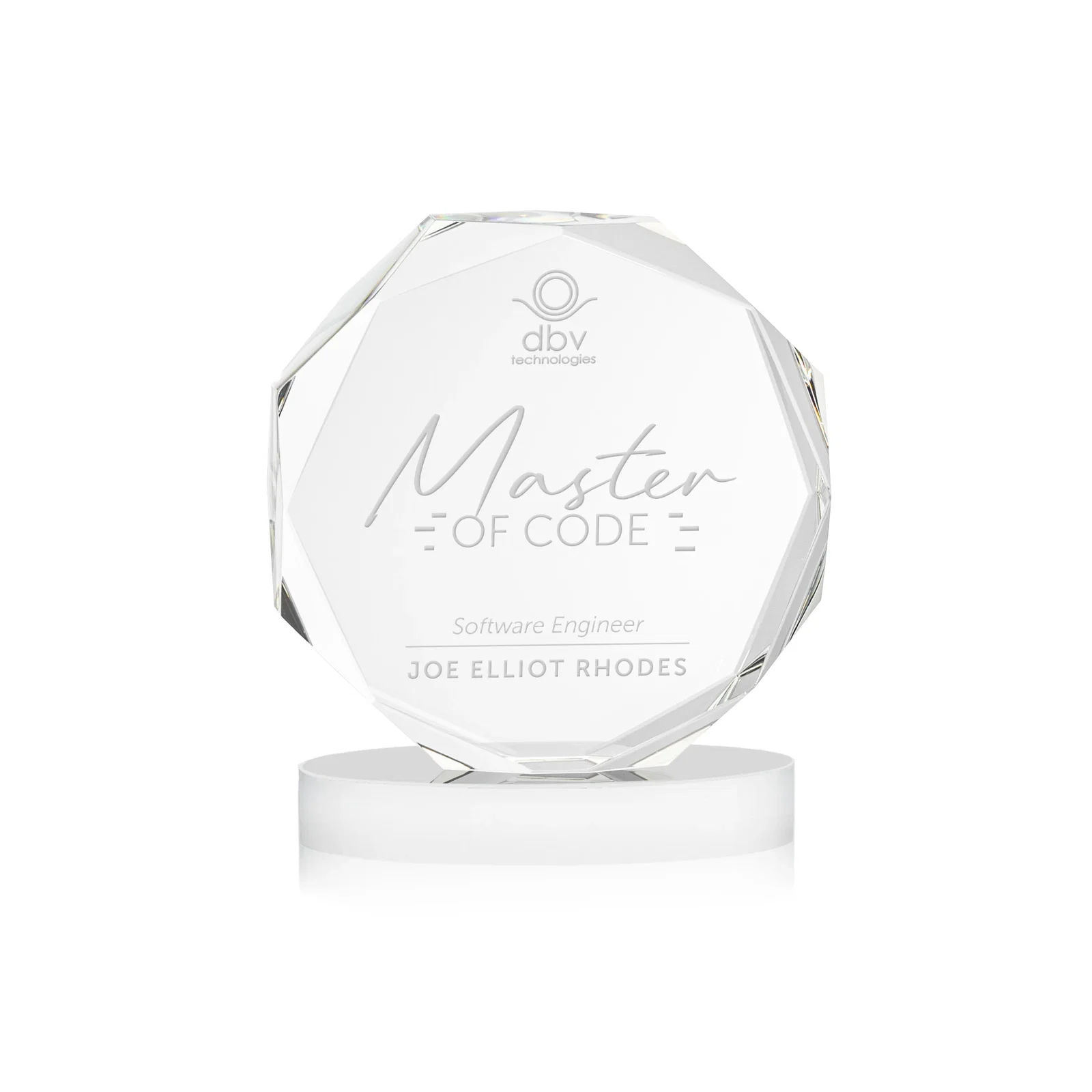 Promotional Optical Crystal Gemstone Award With Nine Base Color Options, awards for volunteer appreciation