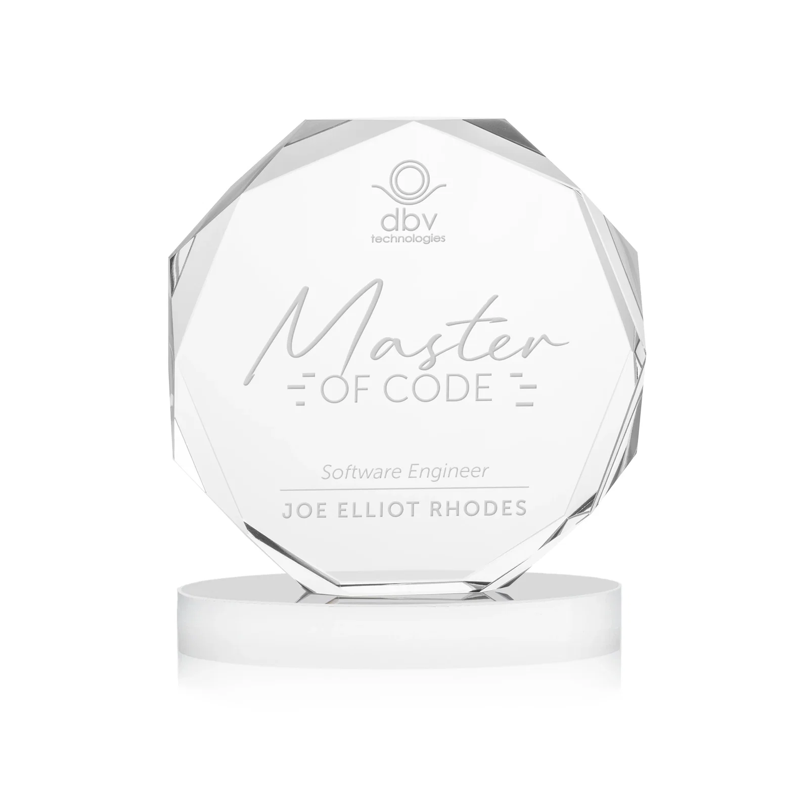 Promotional Optical Crystal Gemstone Award With Nine Base Color Options, awards for dealer and partner awards