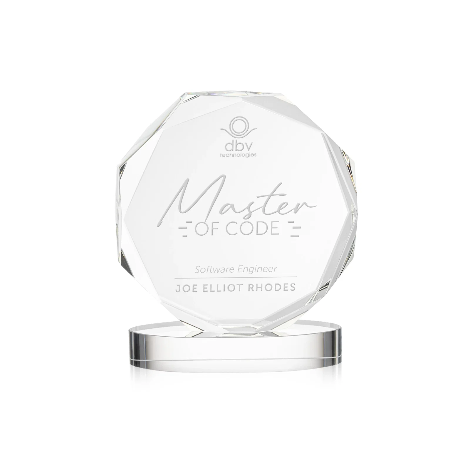 Custom Optical Crystal Gemstone Award With Nine Base Color Options, awards for team milestone celebrations