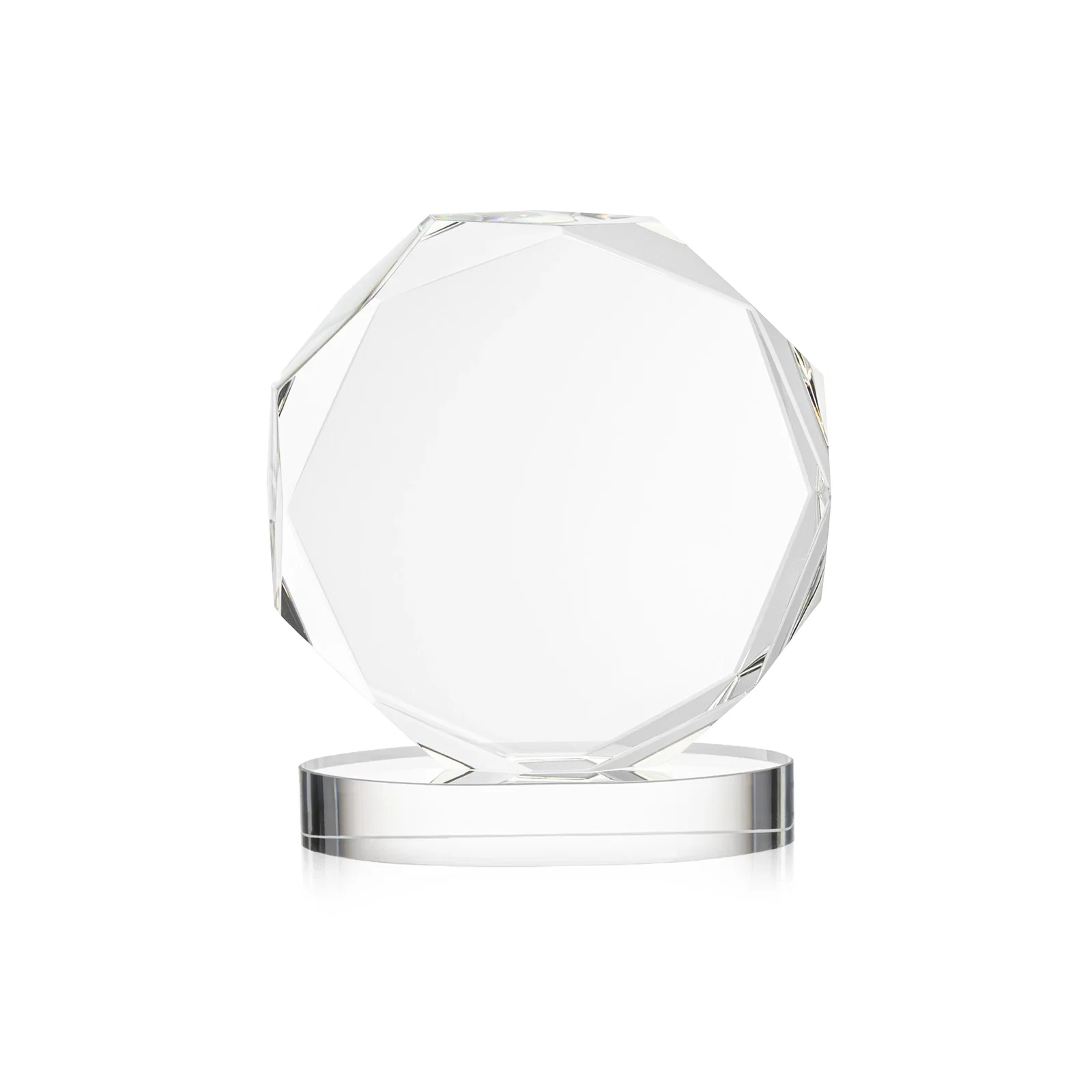 Custom engraved Optical Crystal Gemstone Award With Nine Base Color Options, awards for sales achievement awards