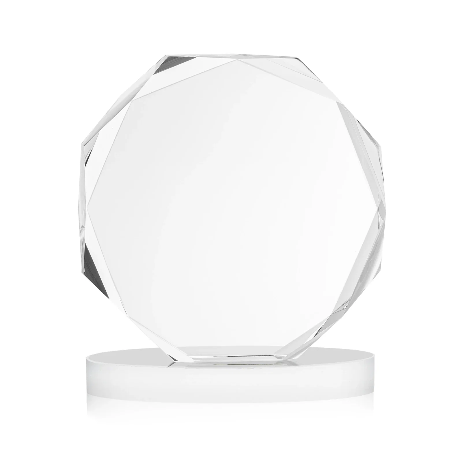 Personalized Optical Crystal Gemstone Award With Nine Base Color Options, awards, with your logo for service anniversary gifts
