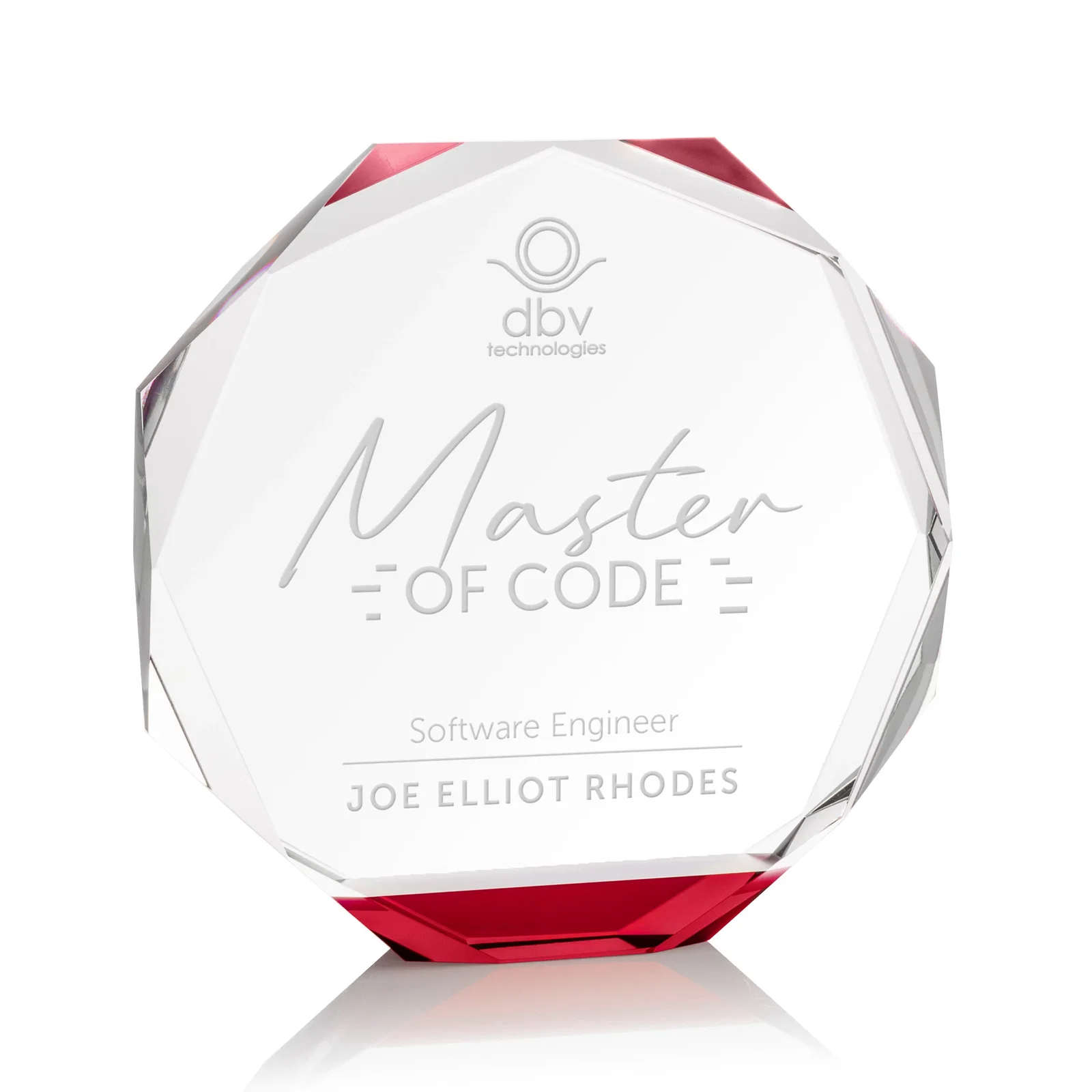 Personalized Precision-Cut Optical Crystal Gemstone Award, awards for graduation ceremonies