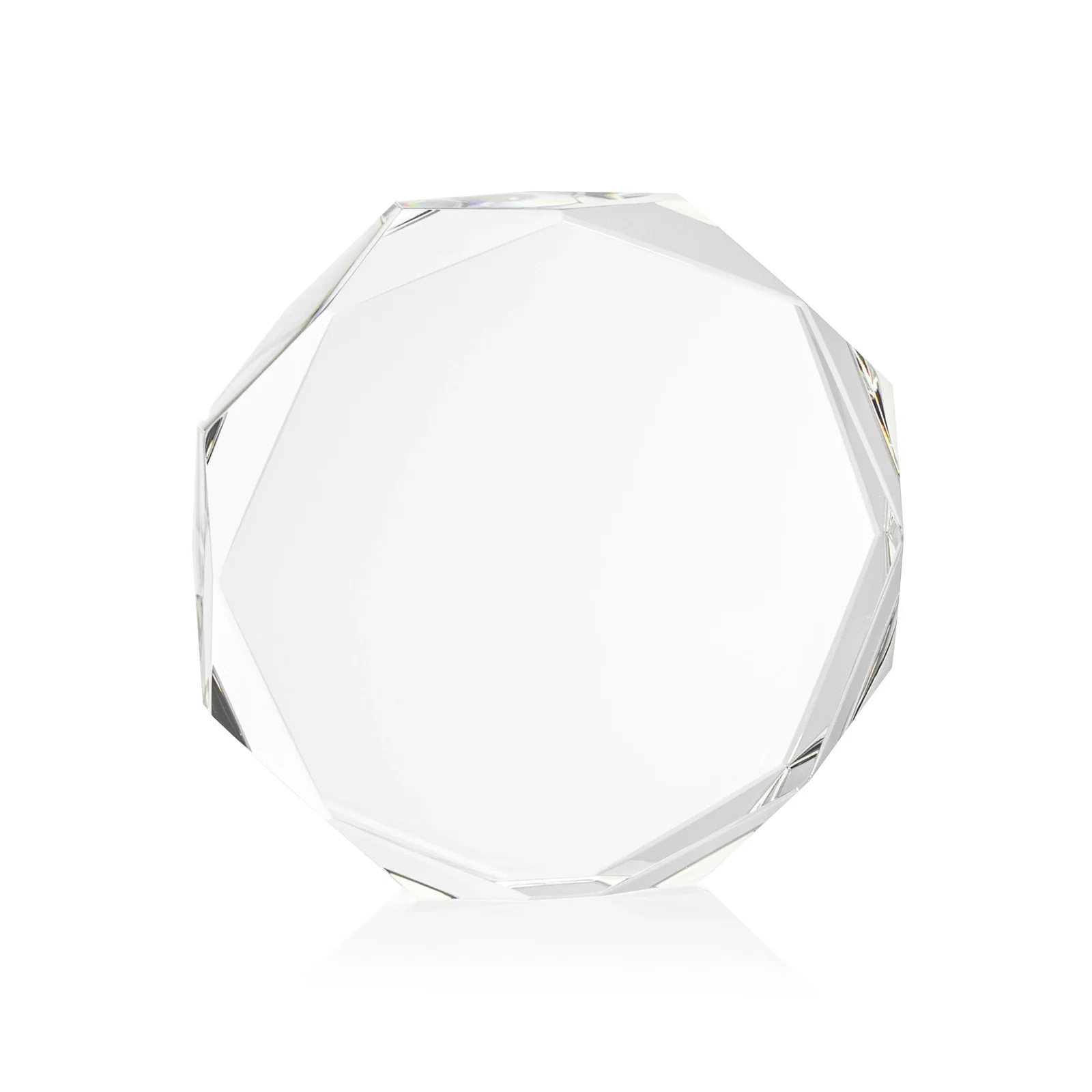 Branded Precision-Cut Optical Crystal Gemstone Award, awards for team milestone celebrations