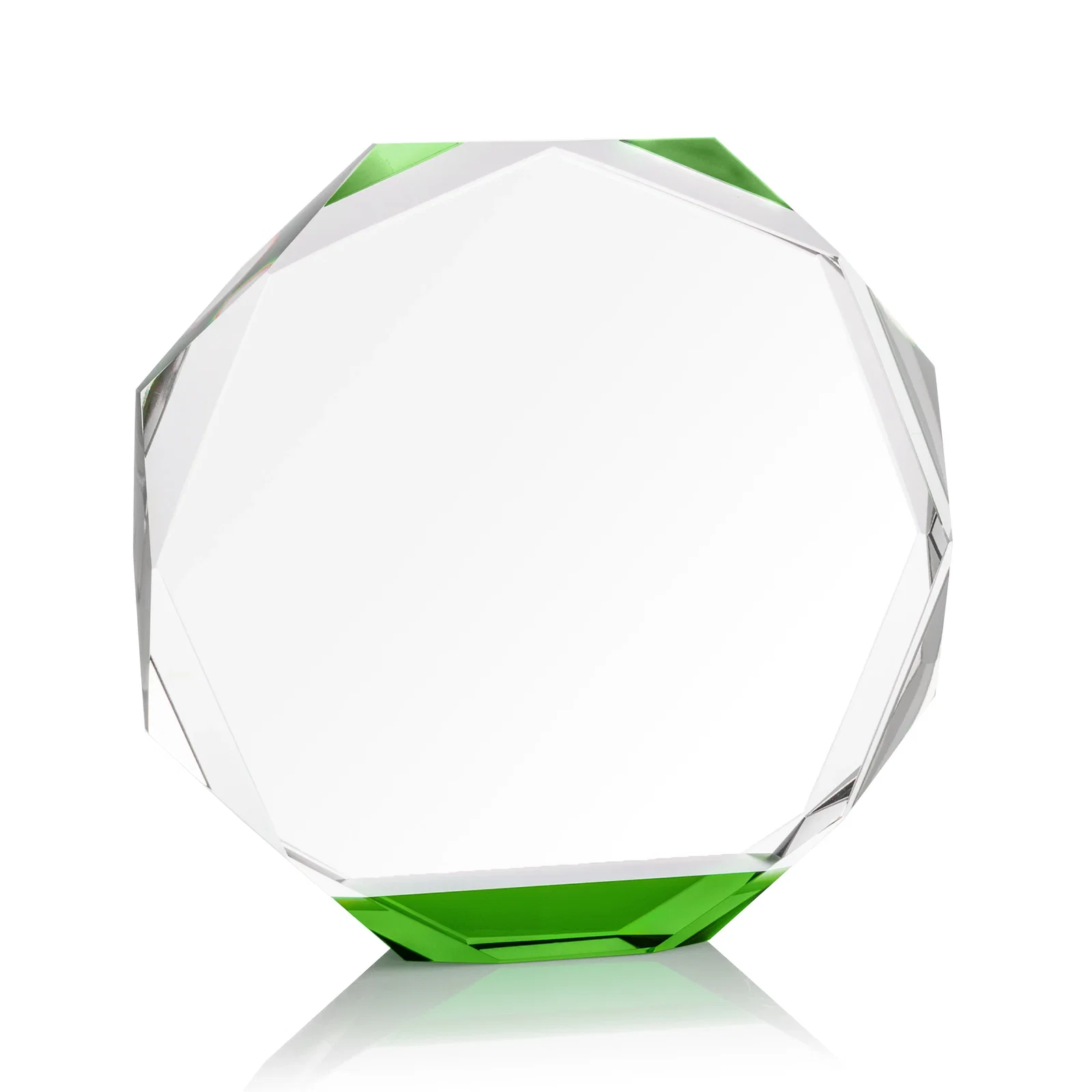 Custom printed Precision-Cut Optical Crystal Gemstone Award, awards for employee recognition