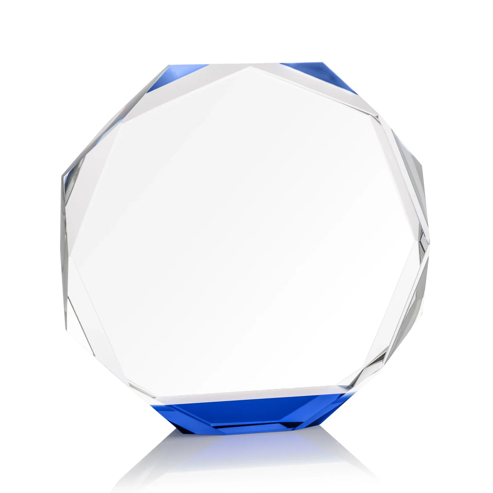 Custom printed Precision-Cut Optical Crystal Gemstone Award, awards for sales achievement awards