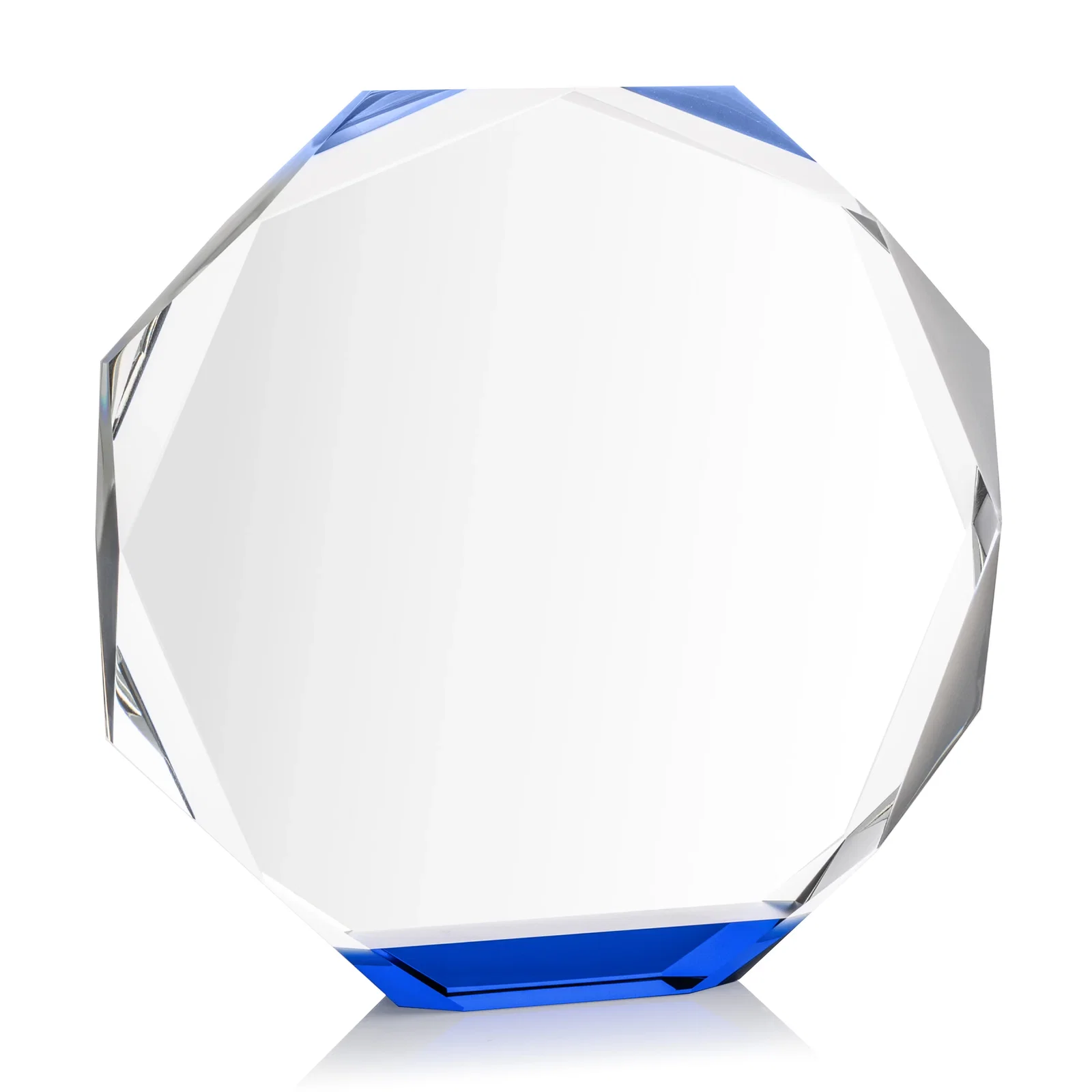 Custom printed Precision-Cut Optical Crystal Gemstone Award, awards for retirement presentations
