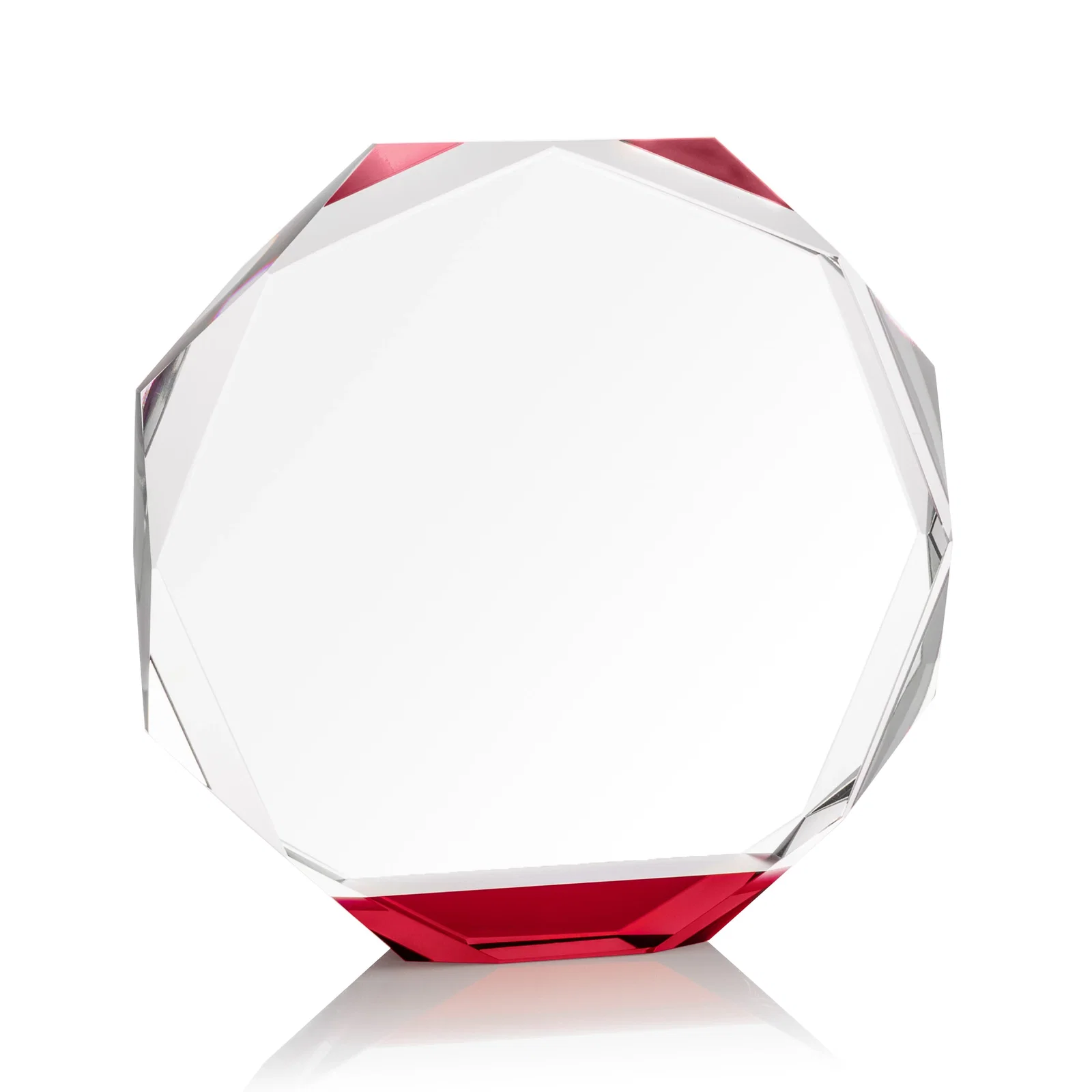Custom printed Precision-Cut Optical Crystal Gemstone Award, awards for donor appreciation