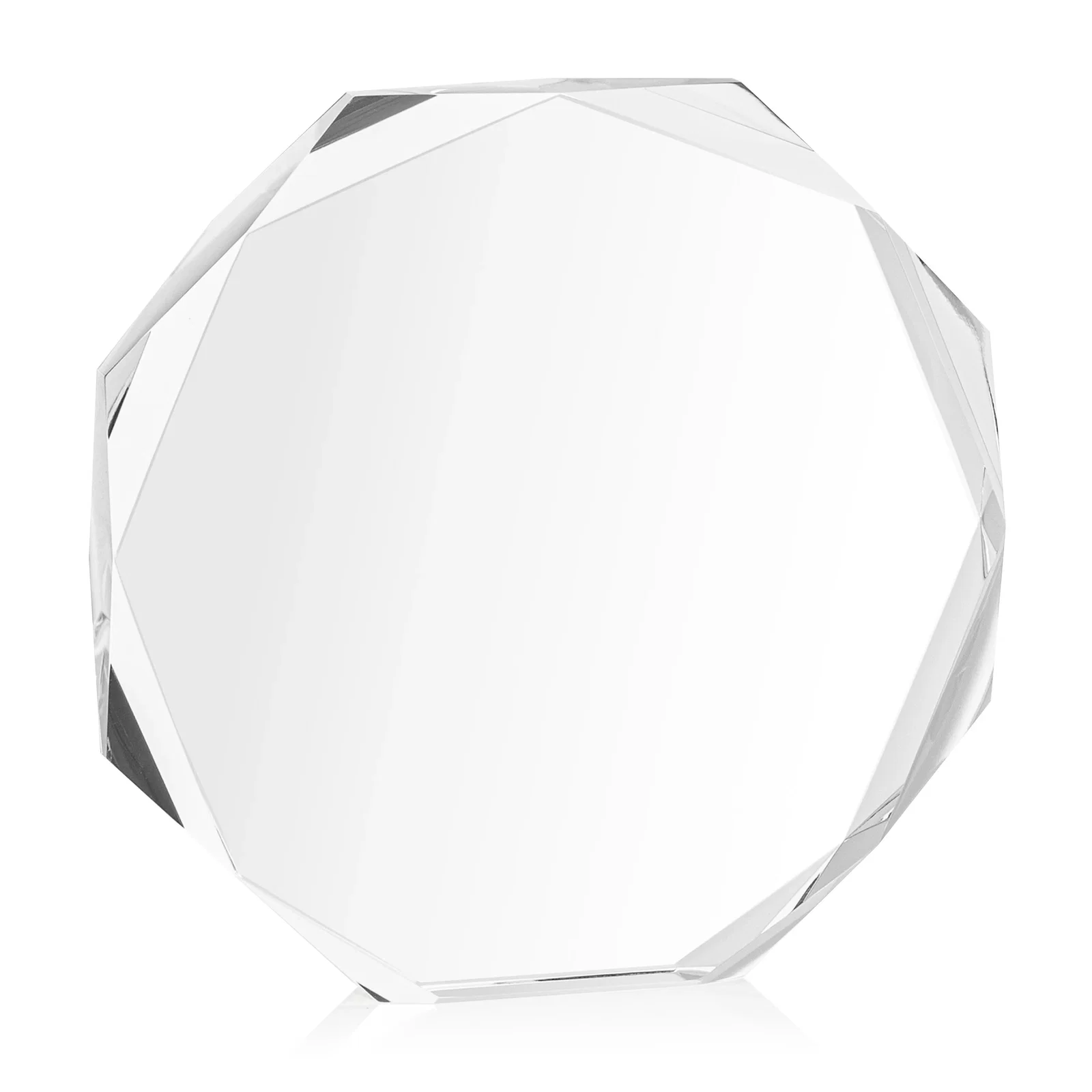 Custom printed Precision-Cut Optical Crystal Gemstone Award, awards for safety achievement programs
