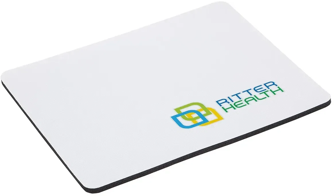 Close-up of custom mouse pad antimicrobial surface texture