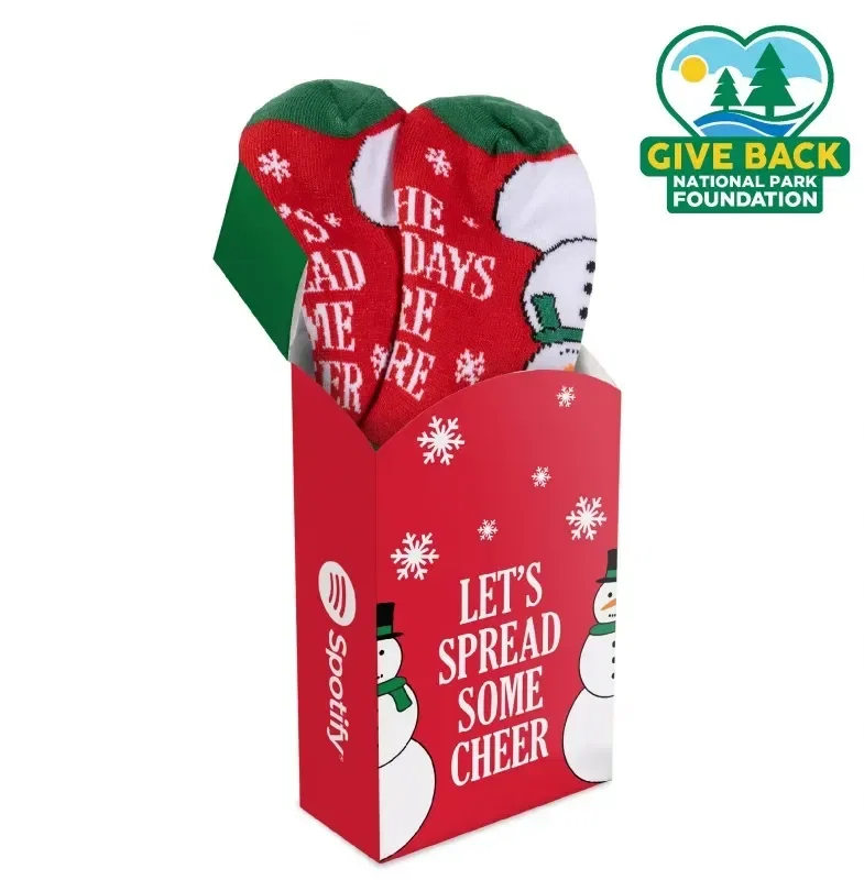 ACE Holiday Themed Socks in Flip Top Box — view 2