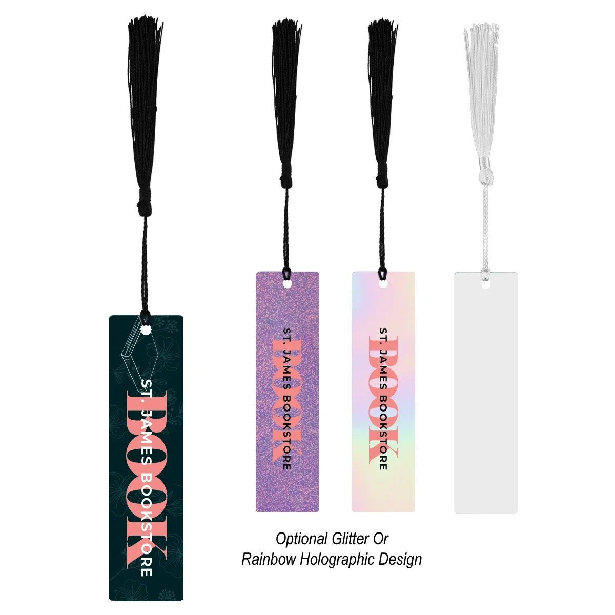 Front face of the bookmark viewed straight on