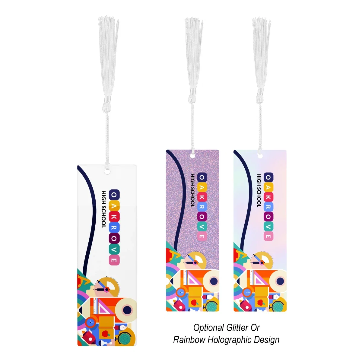 Acrylic Bookmark With Tassel - Large — view 6
