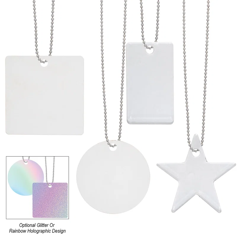 Acrylic Charm With Chain - Custom Shape 4" — view 2