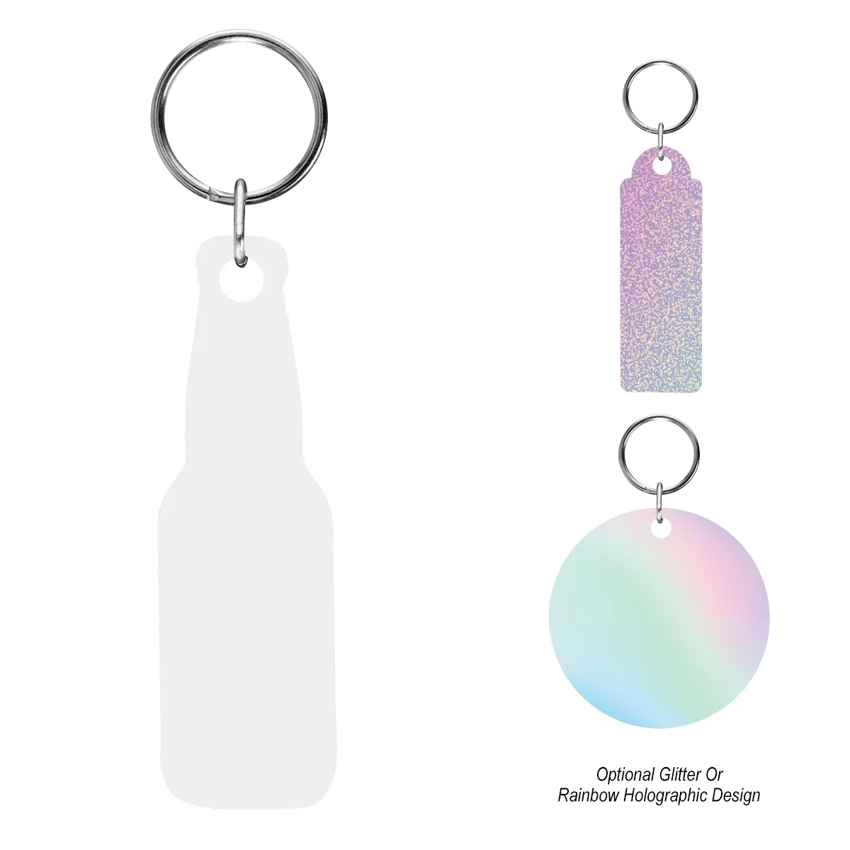 Flat white surface of the tag sized for a small design