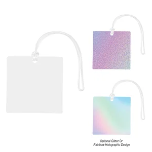 Acrylic Luggage Tag - 4" Square