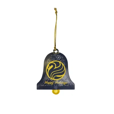 Curved outline of the bell captured close up