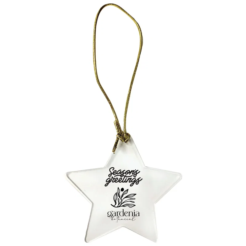 Acrylic Star Ornament — view 4