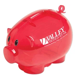 Action Piggy Bank, Polystyrene, Moving Tail, Coin Slot