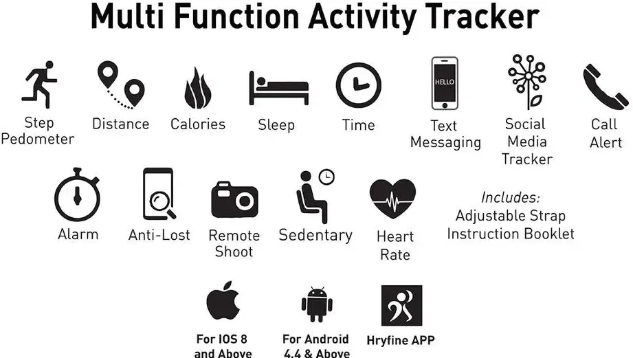 Activity Tracker Wristband 2.0 — view 5