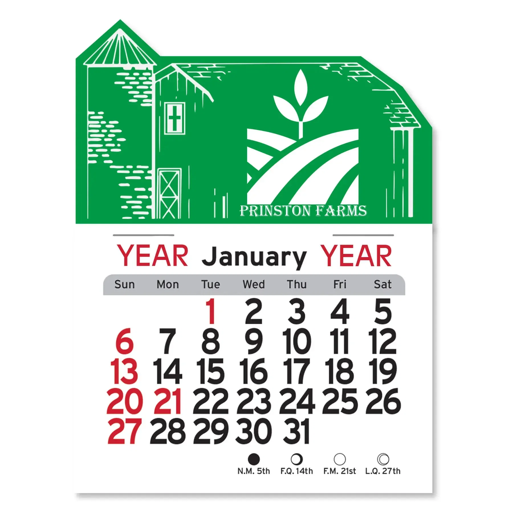 Peel-N-Stick® Barn Calendar — view 2