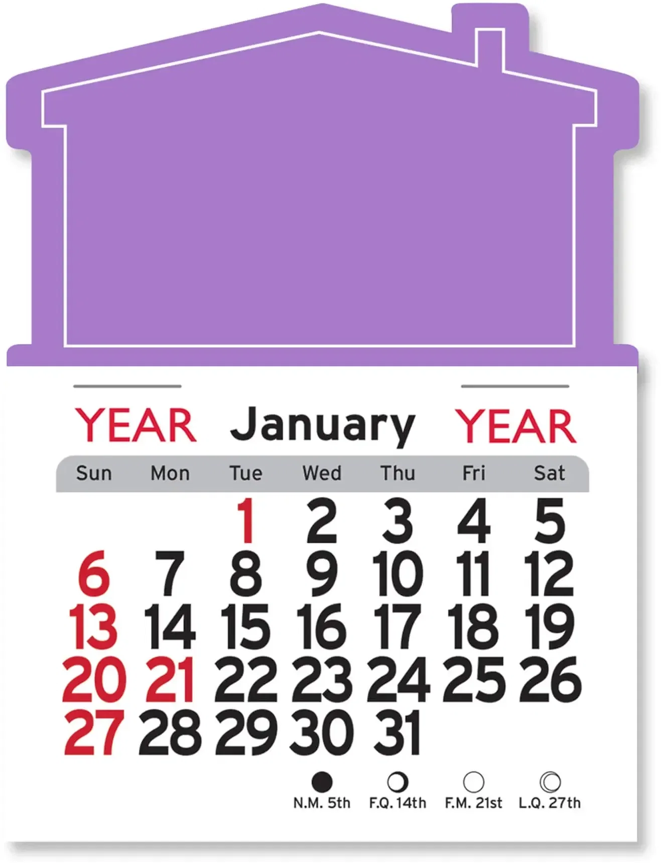 Custom House Calendar