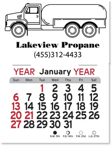 Logo Calendars - Propane Truck