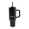 Adrian Travel Tumbler with Straw - 40 Oz. in Black