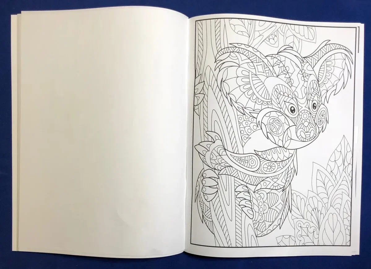 Adult Coloring Book - Animals Stress Relieving Coloring Book for Adults — view 2