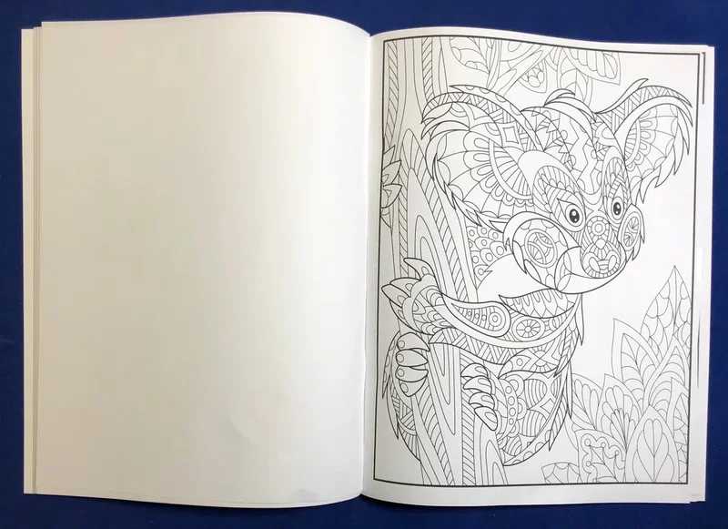 Adult Coloring Book - Animals Stress Relieving Coloring Book for Adults — view 2
