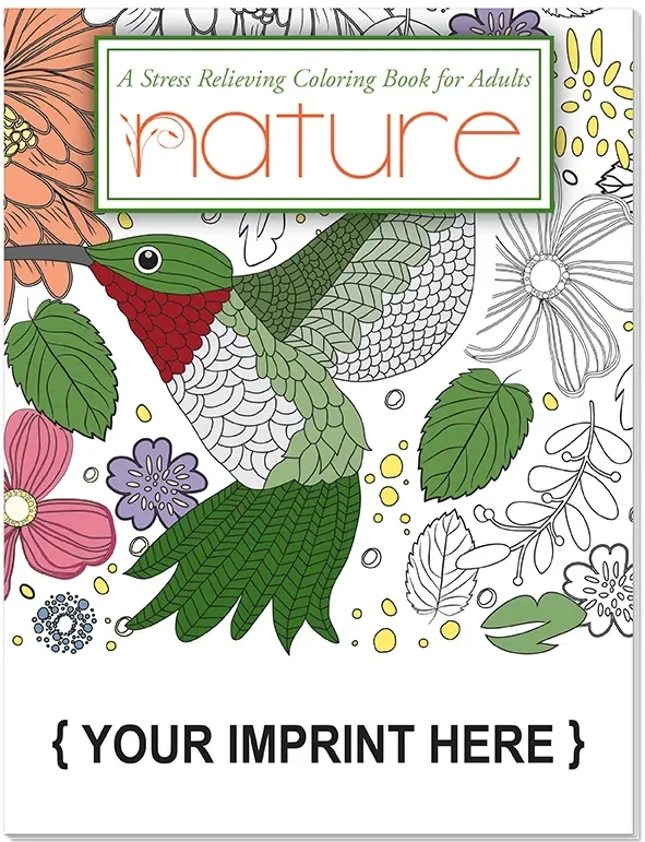 Adult Coloring Book - Nature Stress Relieving Coloring Book for Adults — view 3
