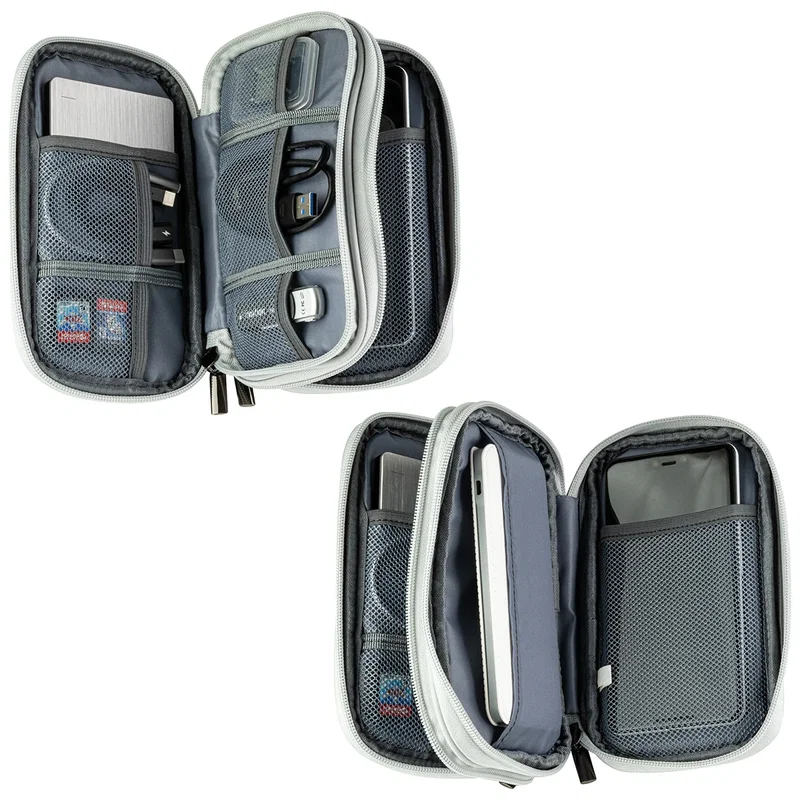 Angled three-quarter view of the custom Aero LOFT Tech Organizer