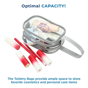Aero LOFT® Clear View 2 pc Travel Toiletry Bags