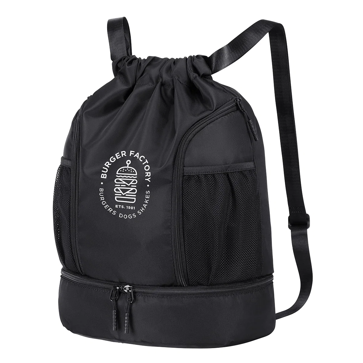 Side profile of the promotional Aero LOFT DASH Sport Leisure Bag