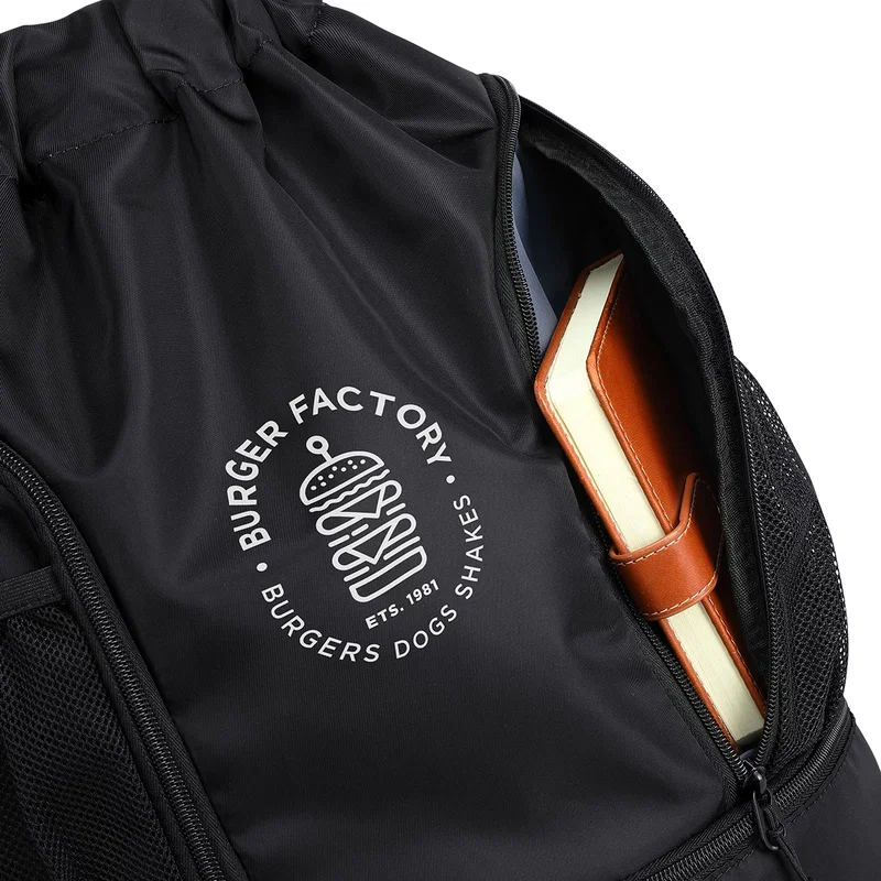 Aero LOFT DASH Sport Leisure Bag shown open with interior compartments visible