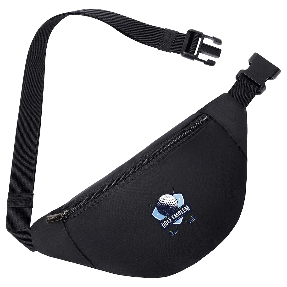 Close-up of the zipper pocket and hardware on the Aero LOFT ECO Anywhere Belt Bag
