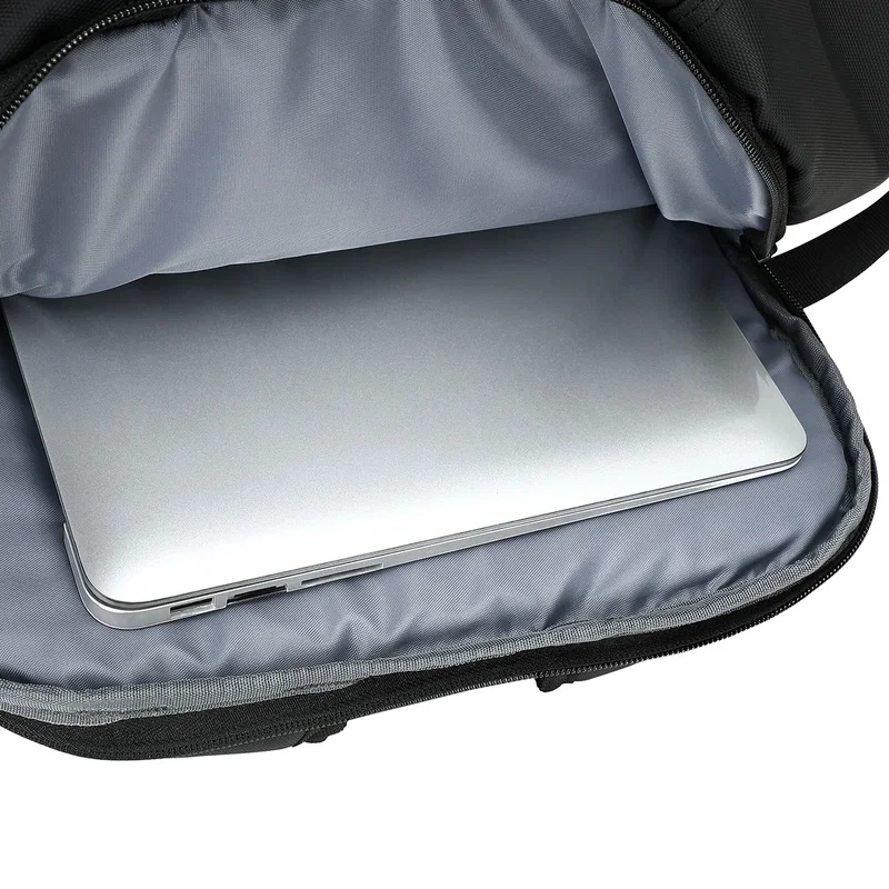 Close-up of an interior compartment inside the Aero LOFT HYBRID Travel Backpack