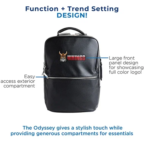 Promotional Aero LOFT Odyssey open showing two laptop sleeves
