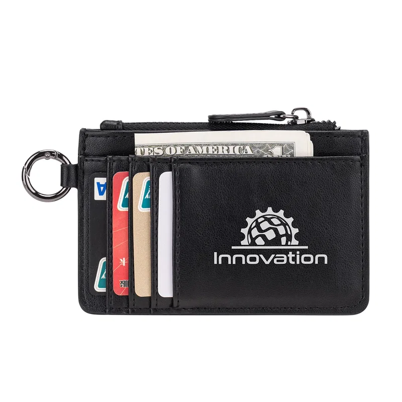 Aero LOFT Slim Card Wallet shown from the back, rear view of the branded wallet